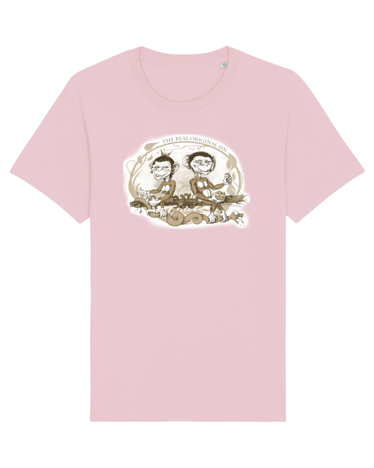 Tricou mânecă scurtă Unisex Rocker Cotton Pink
