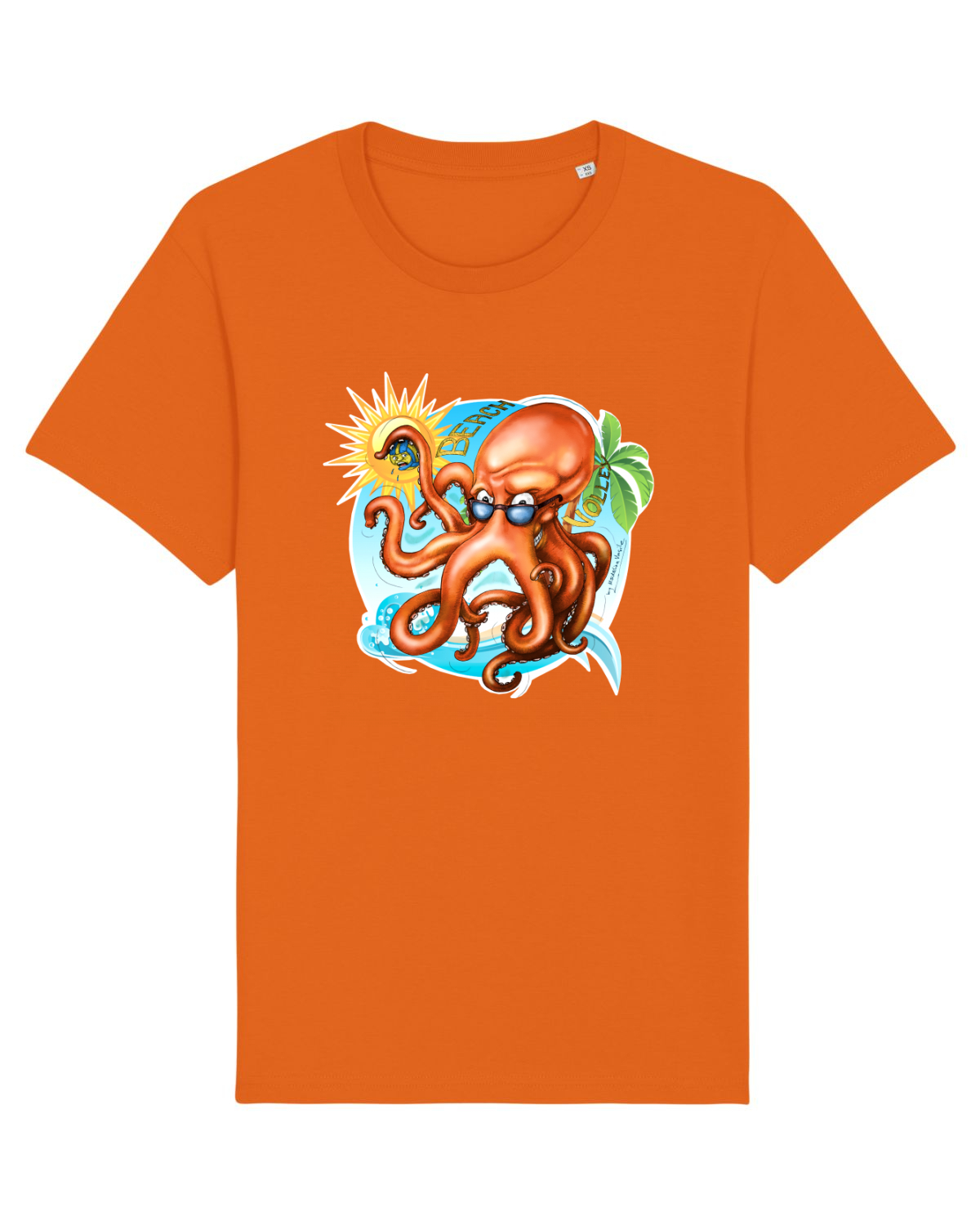 Tricou mânecă scurtă Unisex Rocker Bright Orange