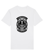 Viking Skull Black Tricou mânecă scurtă Unisex Rocker