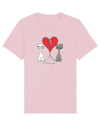 Pisici indragostite Cotton Pink