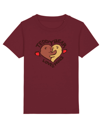 Teddy Bear Love Burgundy