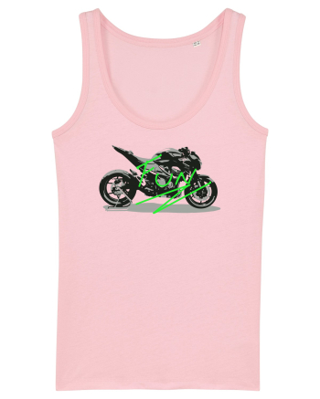 Motorcycle Fun Cotton Pink