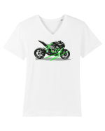 Motorcycle Fun Tricou mânecă scurtă guler V Bărbat Presenter