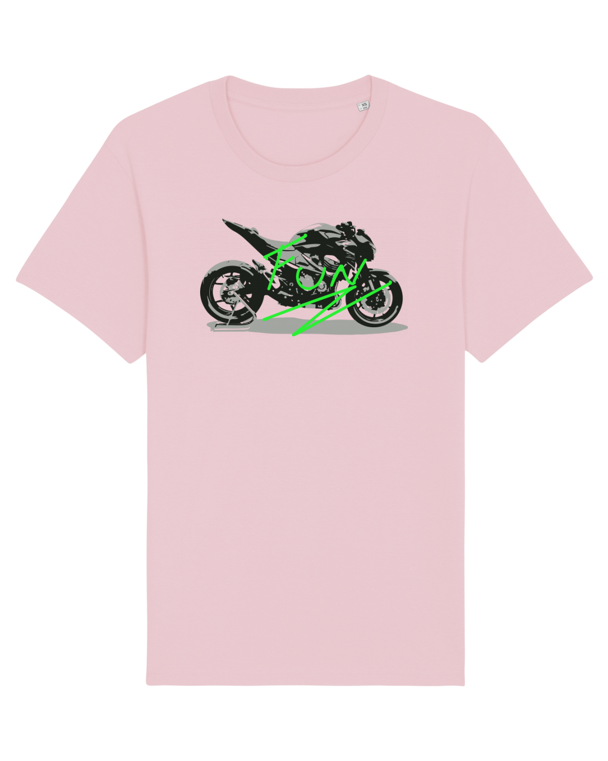 Tricou mânecă scurtă Unisex Rocker Cotton Pink