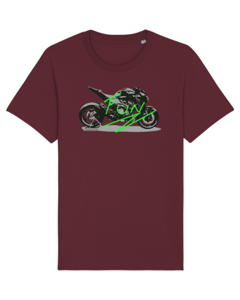 Motorcycle Fun Burgundy