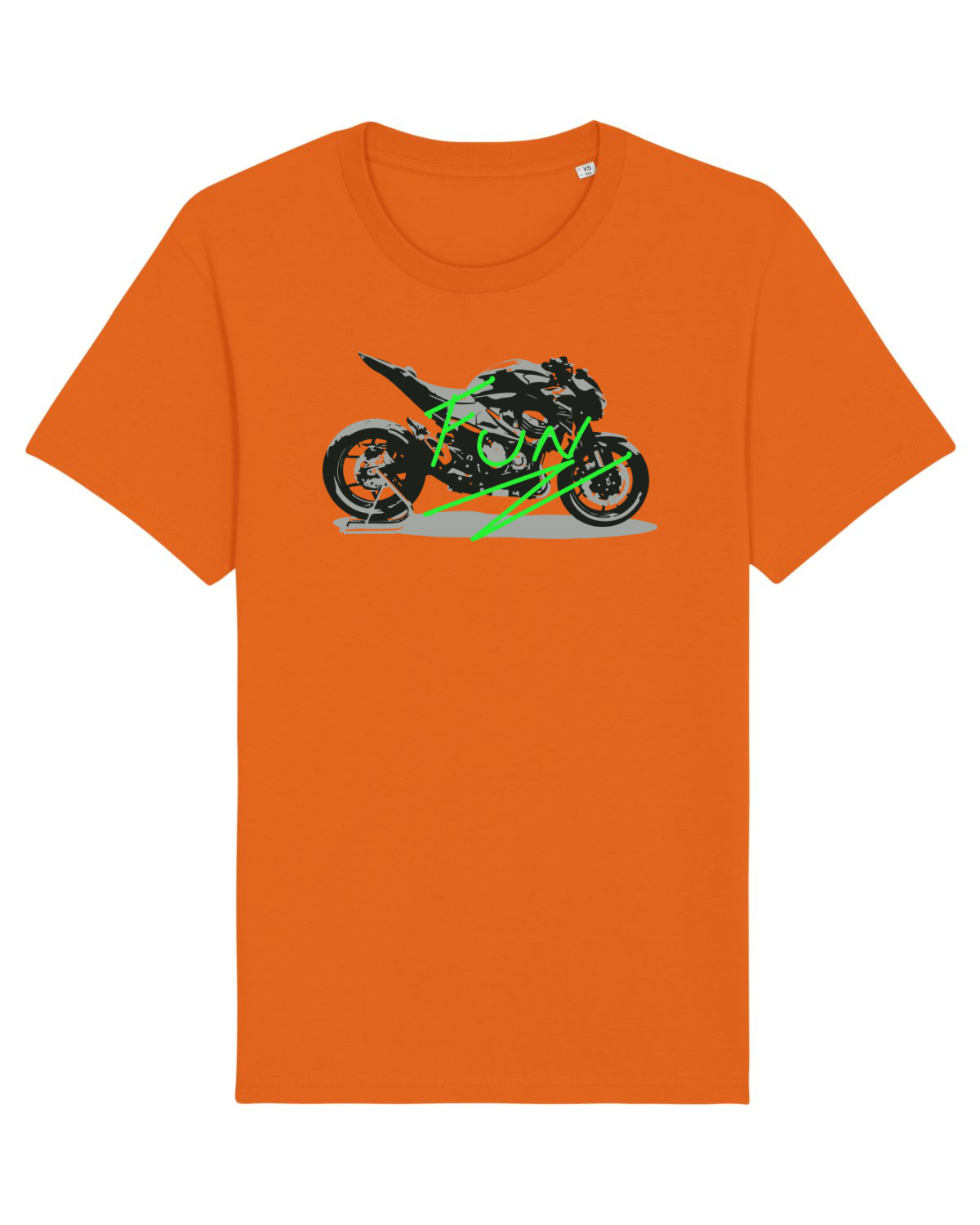 Tricou mânecă scurtă Unisex Rocker Bright Orange