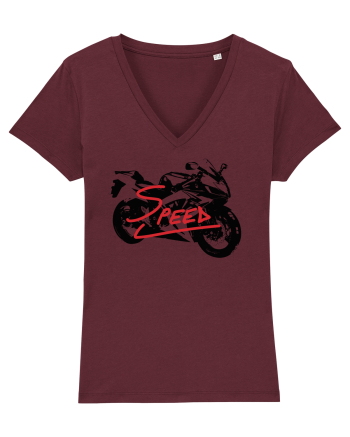 Motorcycles are FUN Burgundy