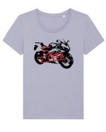 Motorcycles are FUN Tricou mânecă scurtă guler larg fitted Damă Expresser