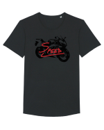 Motorcycles are FUN Tricou mânecă scurtă guler larg Bărbat Skater