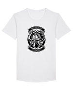 Born to be Viking Black Tricou mânecă scurtă guler larg Bărbat Skater