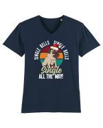 Single bells - pentru cei singuri si nelinistiti ! Tricou mânecă scurtă guler V Bărbat Presenter