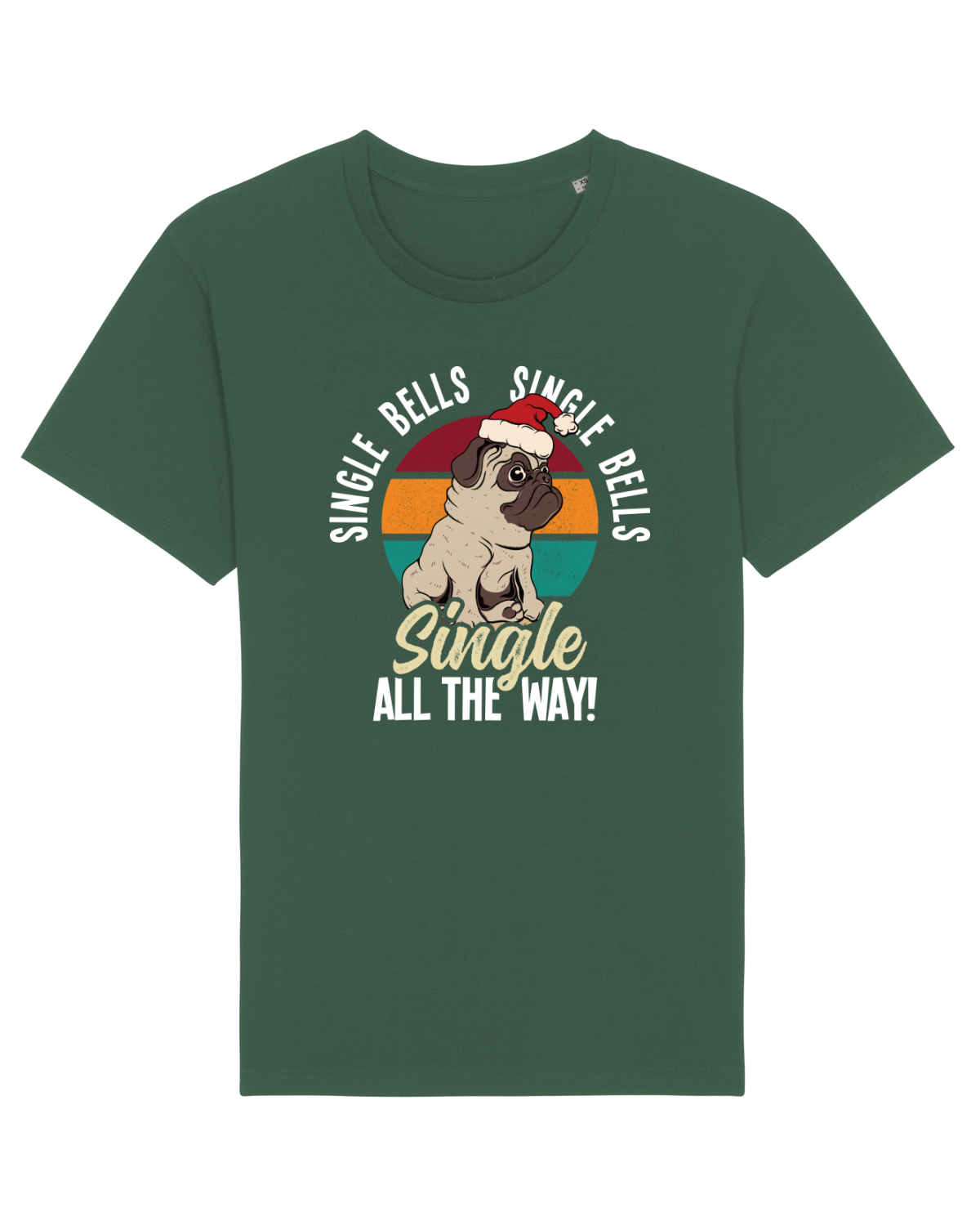 Tricou mânecă scurtă Unisex Rocker Bottle Green