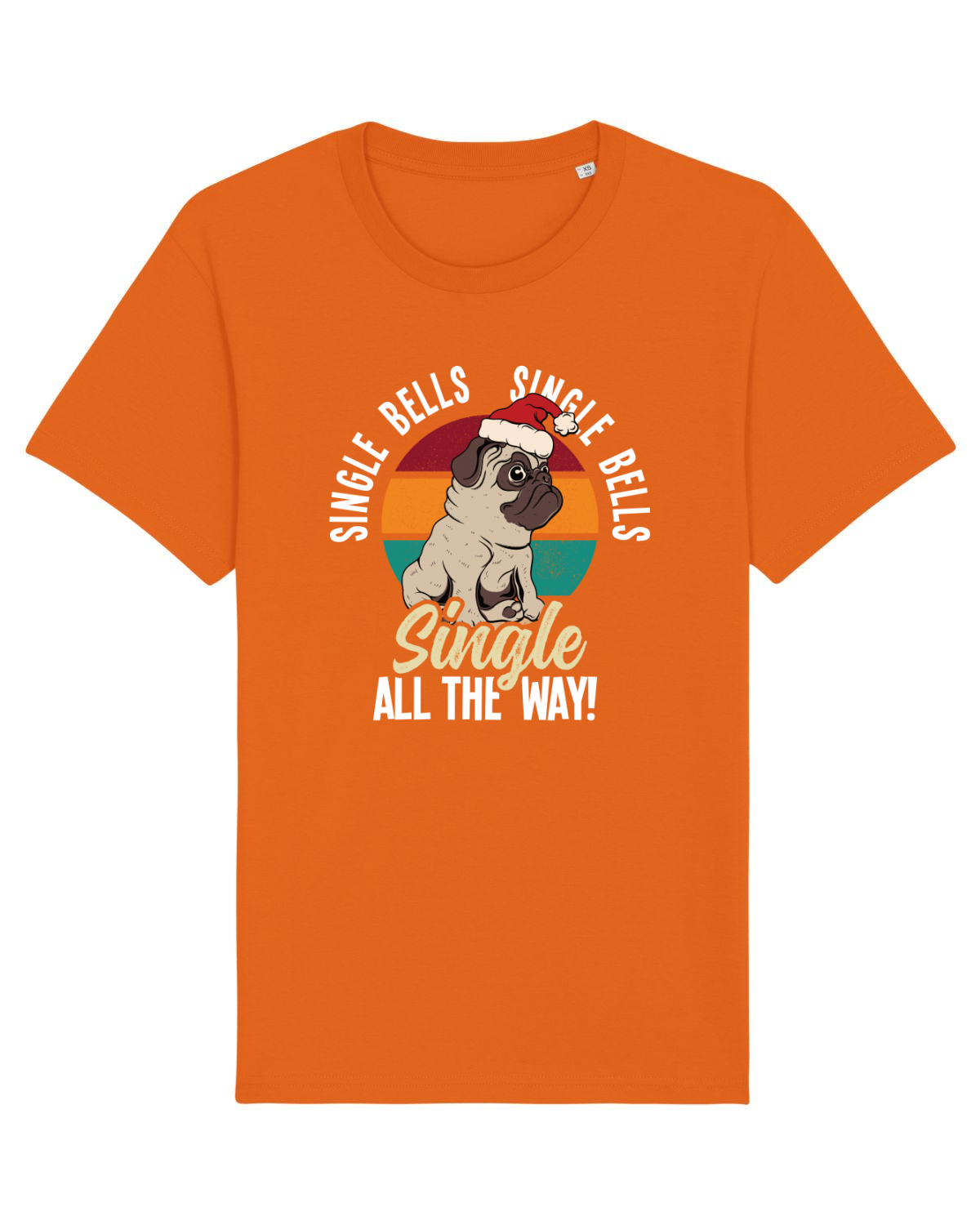 Tricou mânecă scurtă Unisex Rocker Bright Orange