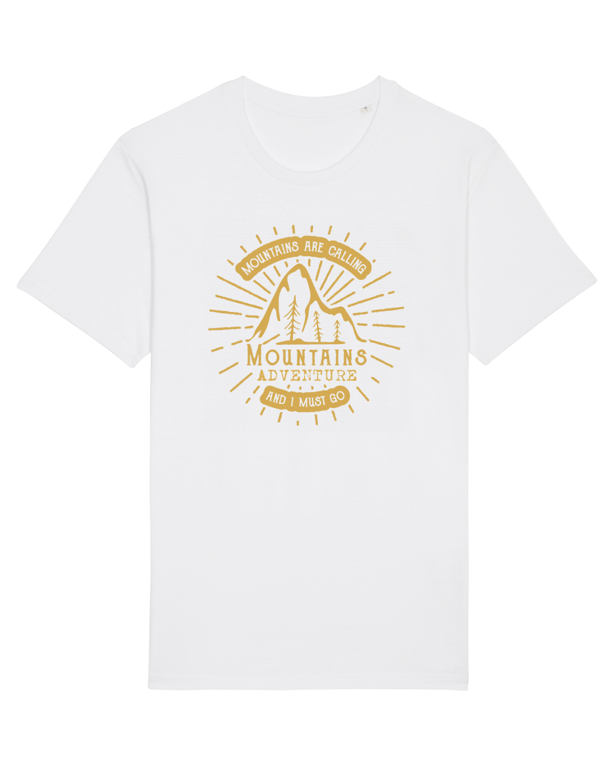 Tricou mânecă scurtă Unisex Rocker White
