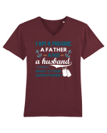 MARINE Tricou mânecă scurtă guler V Bărbat Presenter