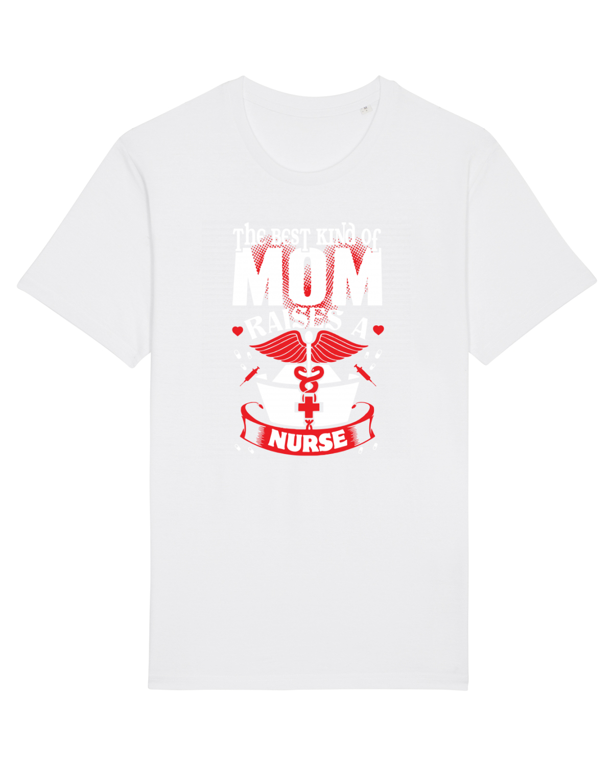 Tricou mânecă scurtă Unisex Rocker White