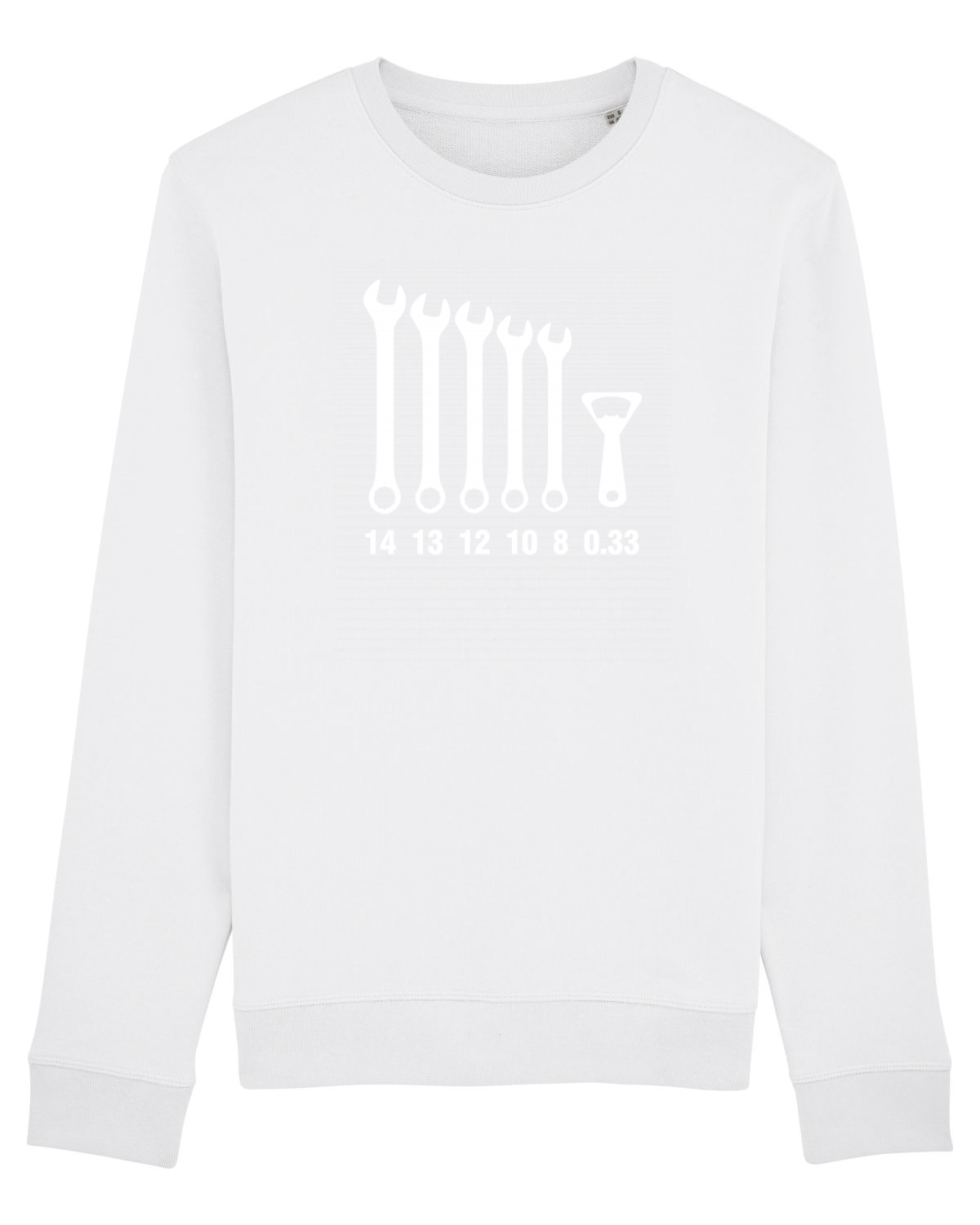 Bluză mânecă lungă Unisex Rise White