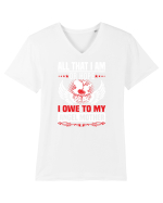 ANGEL MOTHER Tricou mânecă scurtă guler V Bărbat Presenter