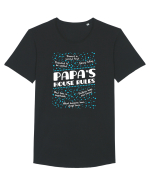 PAPA Tricou mânecă scurtă guler larg Bărbat Skater