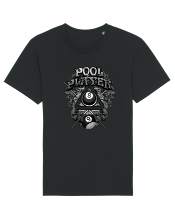 POOL PLAYER Black