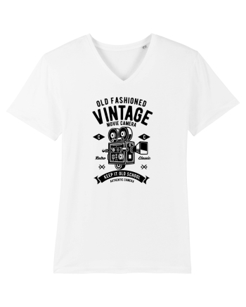 Vintage Movie Camera Black White
