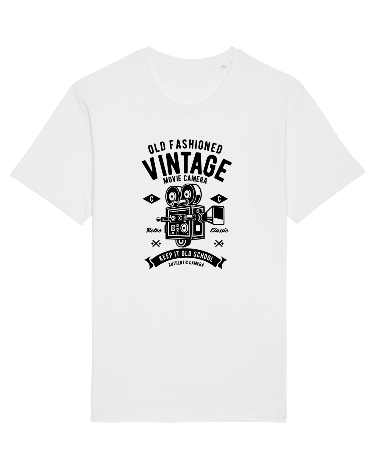 Tricou mânecă scurtă Unisex Rocker White