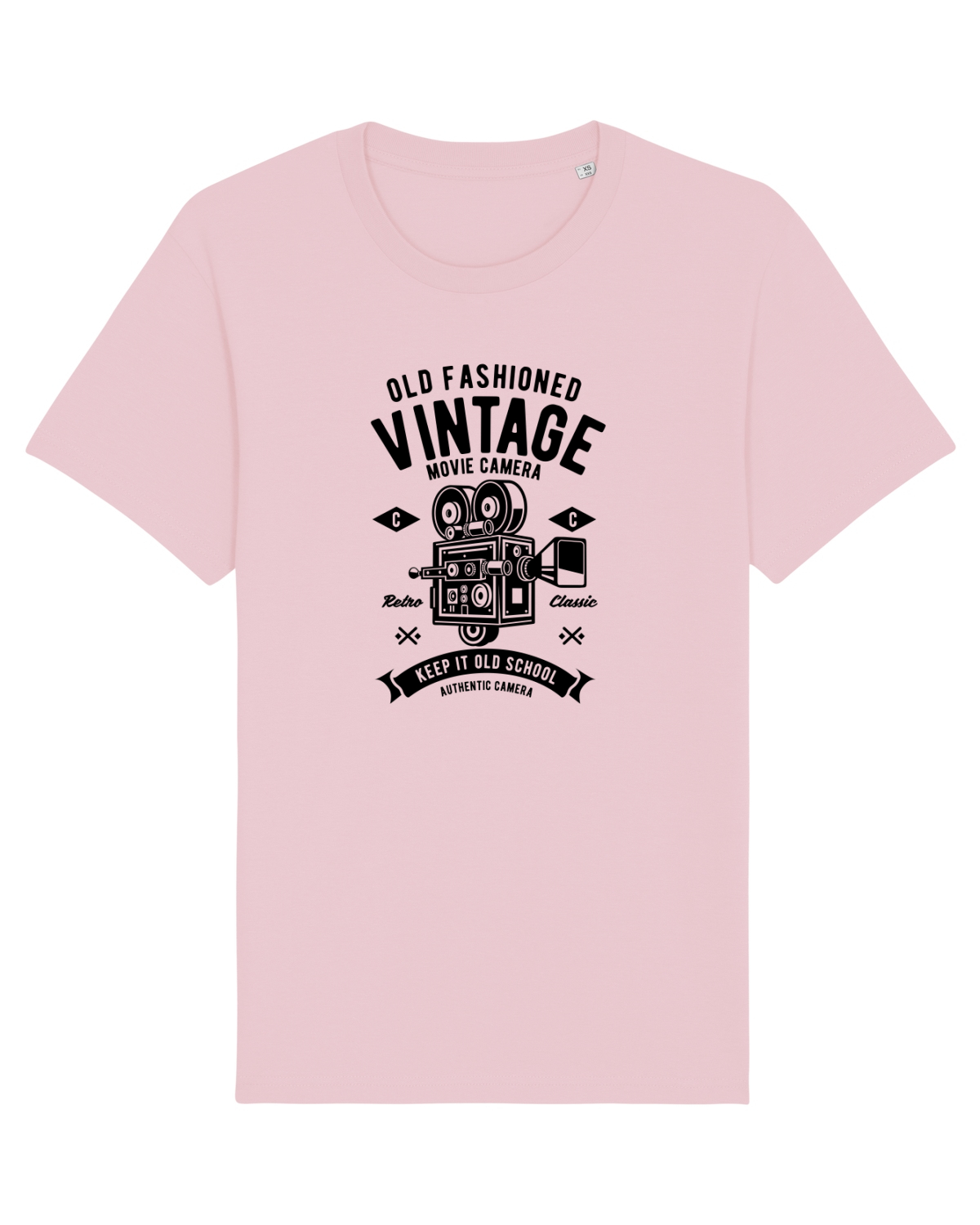 Tricou mânecă scurtă Unisex Rocker Cotton Pink