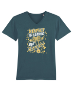 respect Tricou mânecă scurtă guler V Bărbat Presenter