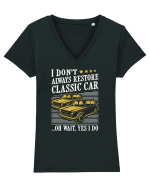 CLASSIC CAR Tricou mânecă scurtă guler V Damă Evoker