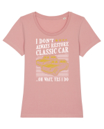 CLASSIC CAR Tricou mânecă scurtă guler larg fitted Damă Expresser