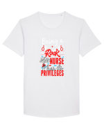 NURSE Tricou mânecă scurtă guler larg Bărbat Skater