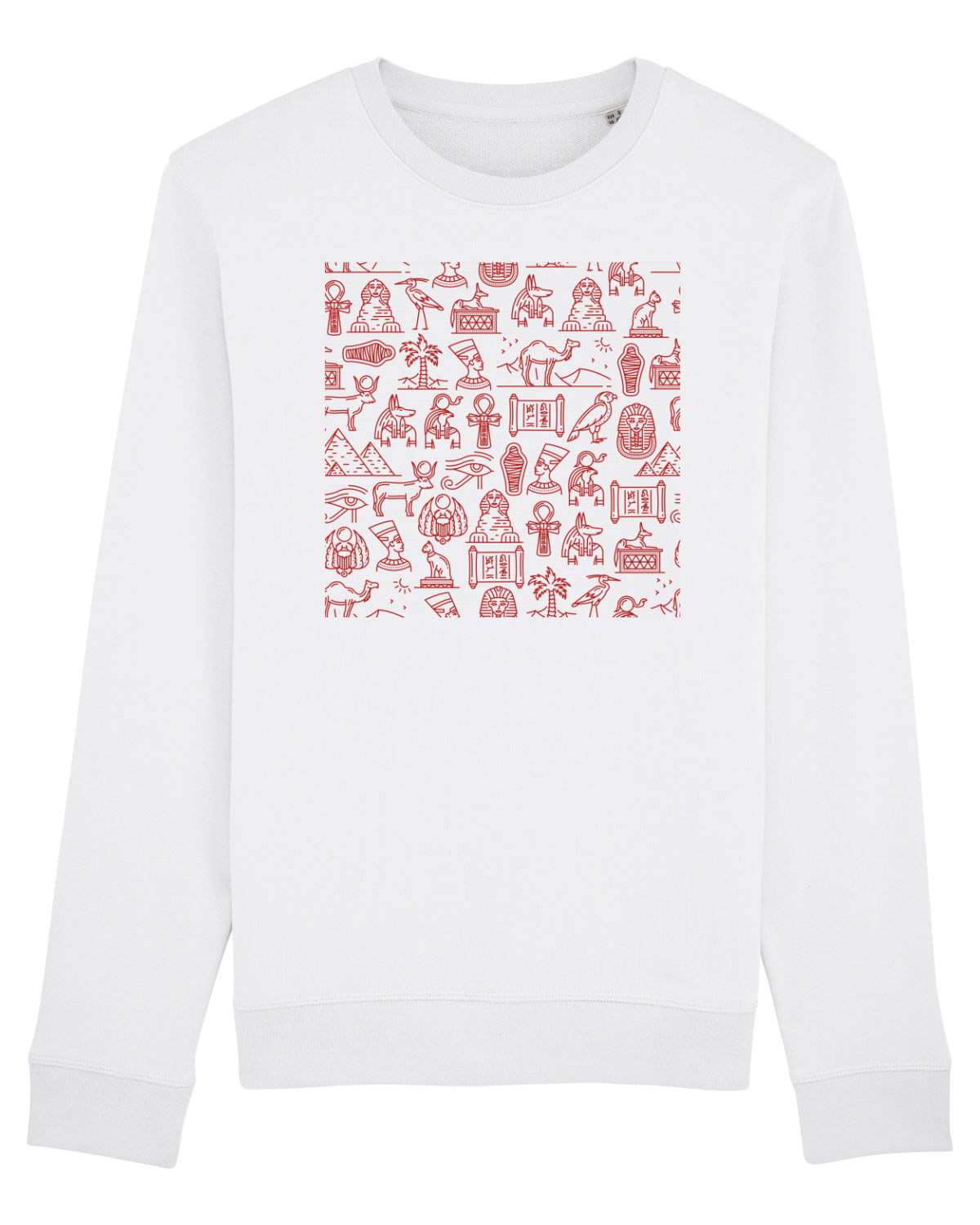 Bluză mânecă lungă Unisex Rise White
