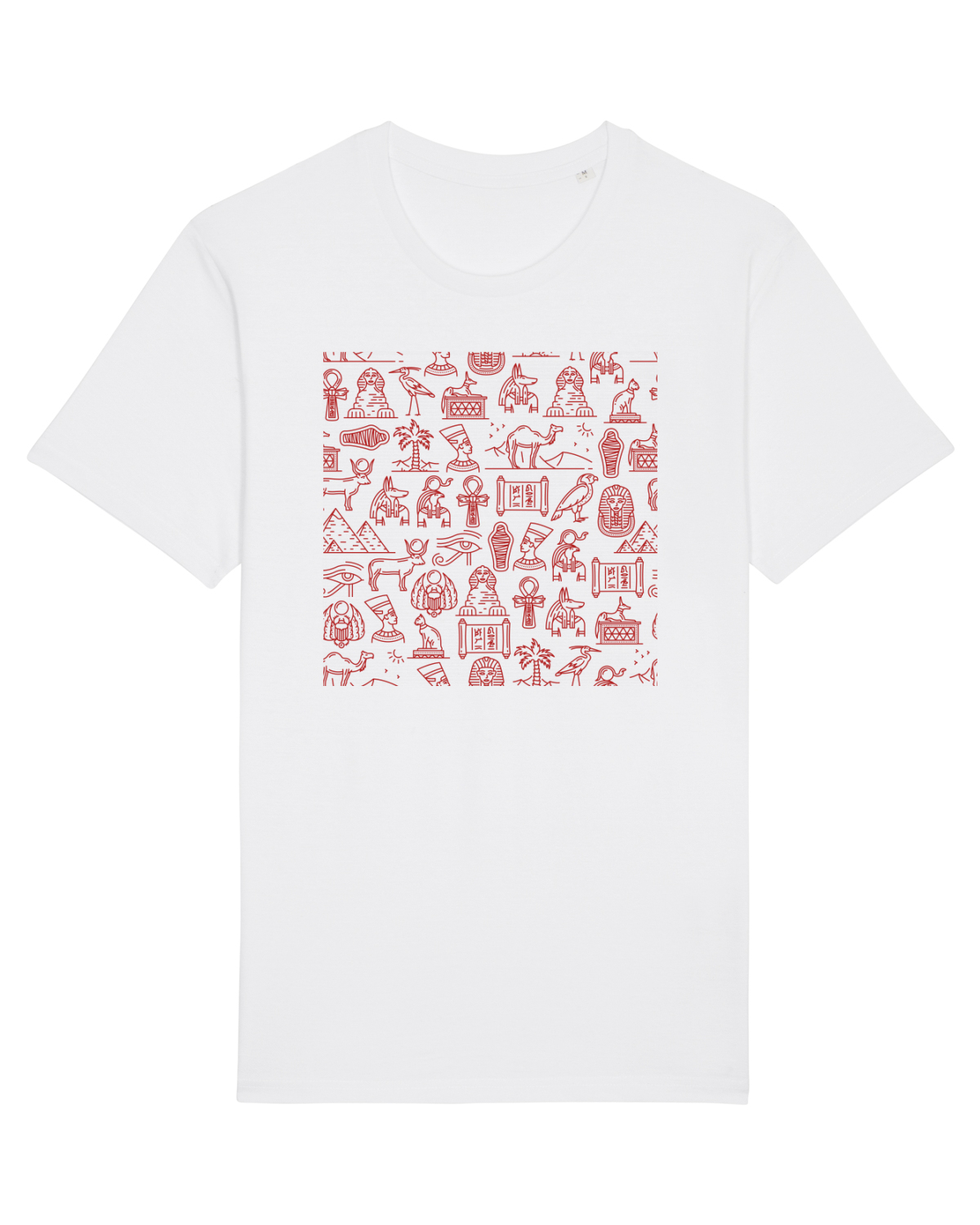 Tricou mânecă scurtă Unisex Rocker White