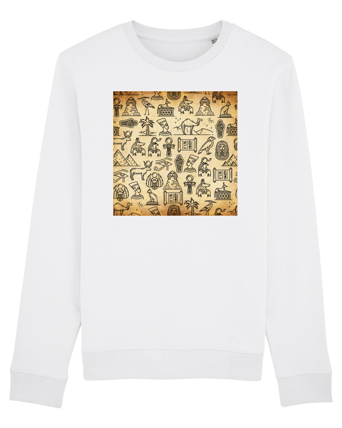 Bluză mânecă lungă Unisex Rise White