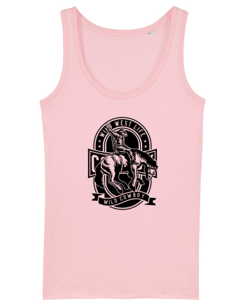 Wild Cowboy Black Cotton Pink