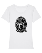 Wild Cowboy Black Tricou mânecă scurtă guler larg fitted Damă Expresser