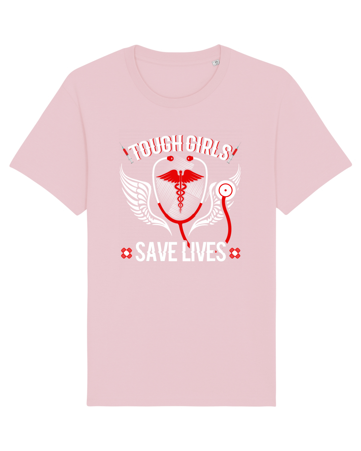 Tricou mânecă scurtă Unisex Rocker Cotton Pink