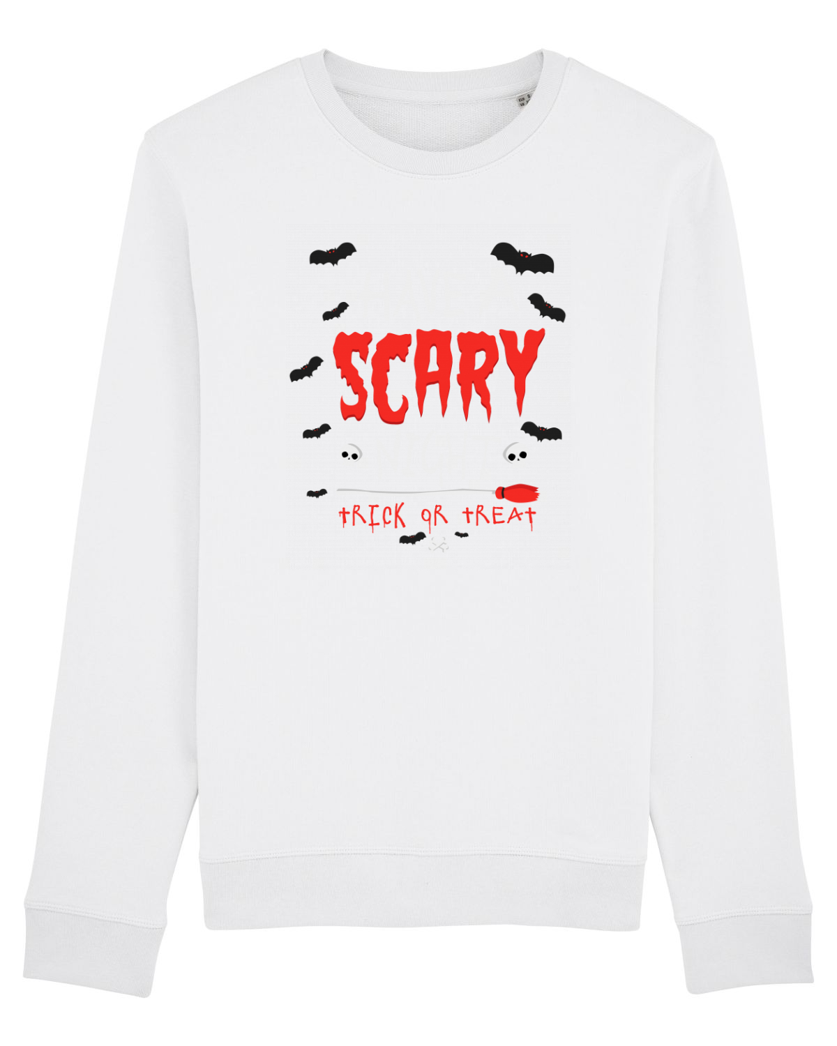 Bluză mânecă lungă Unisex Rise White