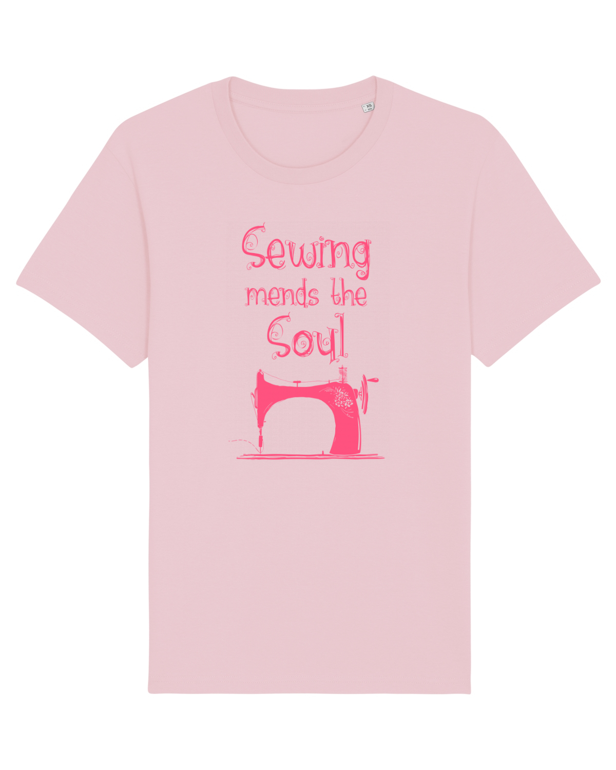 Tricou mânecă scurtă Unisex Rocker Cotton Pink