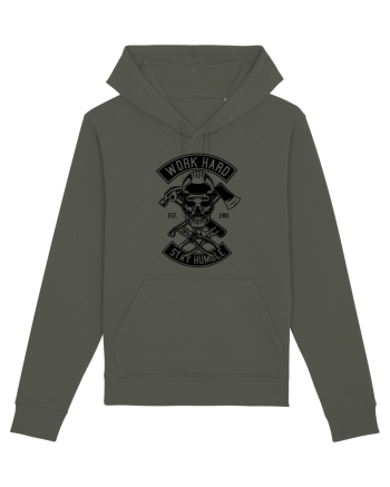 Work Hard Stay Humble Black Khaki