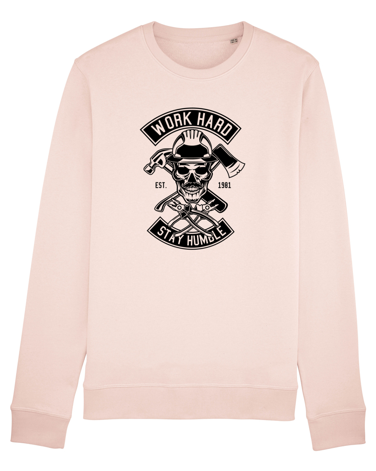 Bluză mânecă lungă Unisex Rise Candy Pink