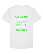 SOFTWARE ENGINEER Tricou mânecă scurtă guler larg Bărbat Skater