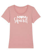MOM Tricou mânecă scurtă guler larg fitted Damă Expresser