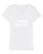 MOM Tricou mânecă scurtă guler V Damă Evoker