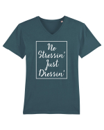 FASHION Tricou mânecă scurtă guler V Bărbat Presenter
