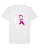 CANCER FIGHTING Tricou mânecă scurtă guler larg Bărbat Skater