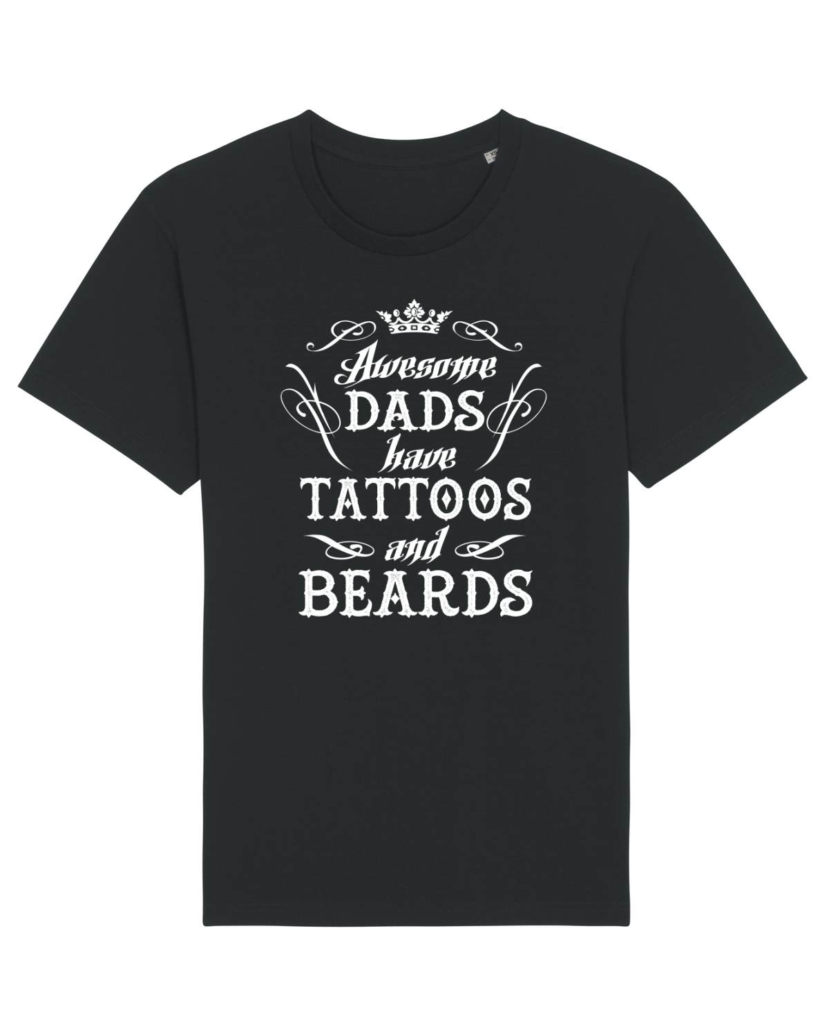 Tricou mânecă scurtă Unisex Rocker Black