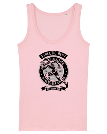 Athletic Runner Black Cotton Pink