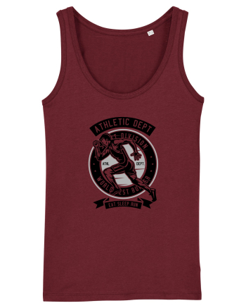Athletic Runner Black Burgundy