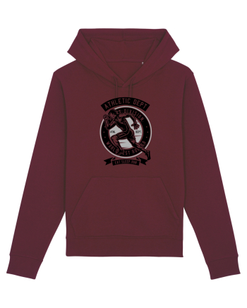 Athletic Runner Black Burgundy